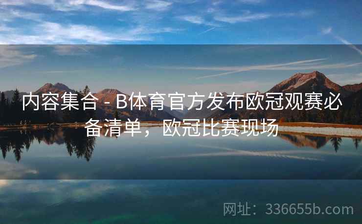 内容集合 - B体育官方发布欧冠观赛必备清单，欧冠比赛现场  第2张