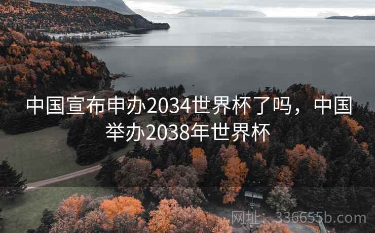 中国宣布申办2034世界杯了吗，中国举办2038年世界杯