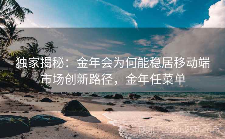 独家揭秘：金年会为何能稳居移动端市场创新路径，金年任菜单  第2张