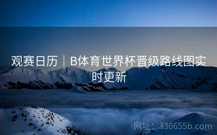 观赛日历｜B体育世界杯晋级路线图实时更新  第2张