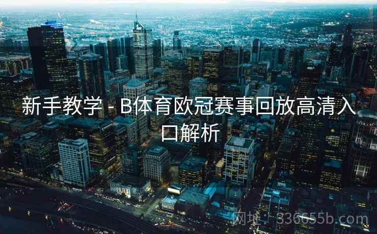 新手教学 - B体育欧冠赛事回放高清入口解析  第1张