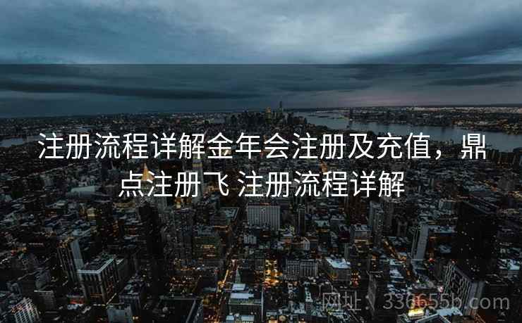 注册流程详解金年会注册及充值，鼎点注册飞 注册流程详解  第2张