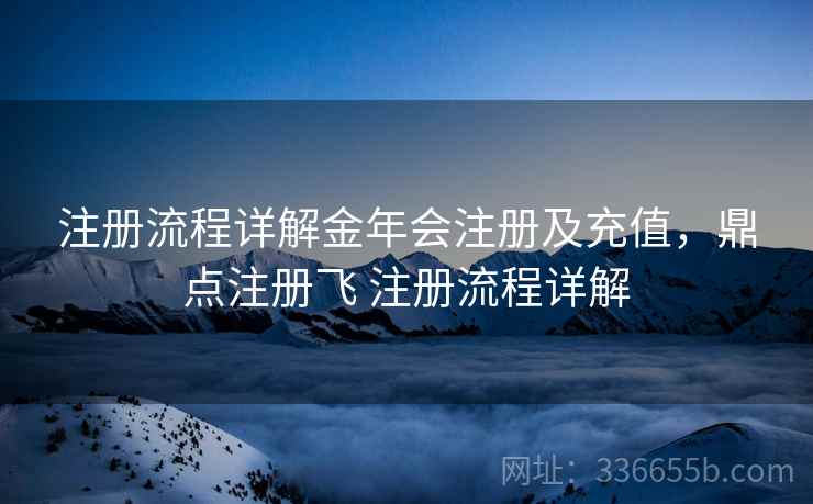 注册流程详解金年会注册及充值，鼎点注册飞 注册流程详解