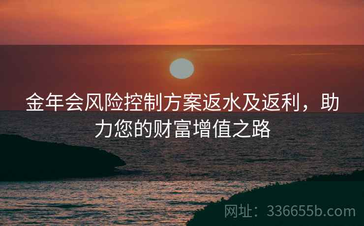 金年会风险控制方案返水及返利，助力您的财富增值之路  第2张